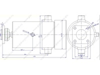 Гидроцилиндр 452802-8603010 / ЦГС 170-6-1477-Ц-Ф