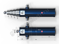 Гидроцилиндр 2ПТС-8 / ГЦТ1-4-20-1680